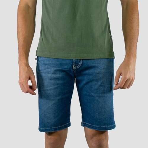 Jeanstrack Turia BR Pantalon Short Corto de Escalada Trekking Senderismo Aire Libre (L, Iris)