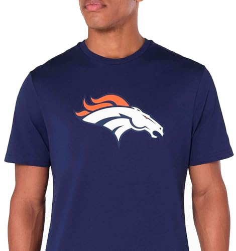 New Era Denver Broncos NFL Team Logo Blau T-Shirt - XL