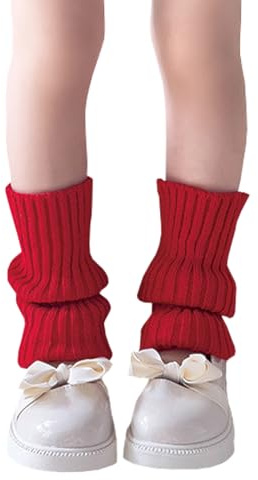 NiceYnn Jambière Enfant Tricotée Elastique Guêtre Danse | Fille Jambe Chaude Automne Hiver Sport Randonnée Halloween