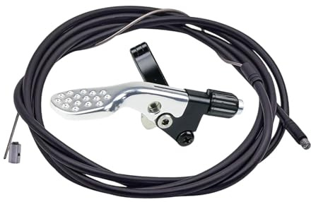 Baoblaze Levier Tige de Selle Télescopique Vélo Commande Télécommande Tige de Selle Accessoire Compatible Aluminium Installation Polyvalente Adapté Au Cyclisme, Mèche