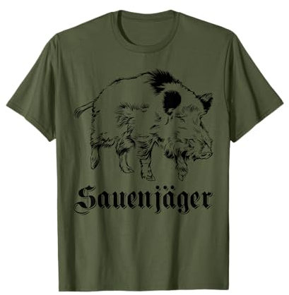 Jagd T-Shirt - Sauenjäger - Geschenk Damen - Jagdbekleidung T-Shirt