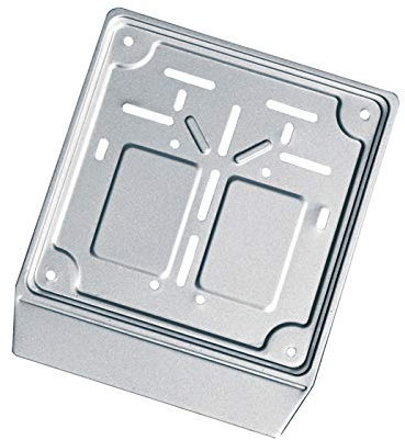 Portatarga 80ZERO14 supporto targa moto schooter croos in alluminio antiossidante