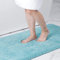 Homaxy Badezimmerteppich rutschfest Waschbar Badematte Weich Flauschig Badteppich Shaggy Hochflor Mikrofaser Badvorleger – 60 x 90 cm, Hellblau