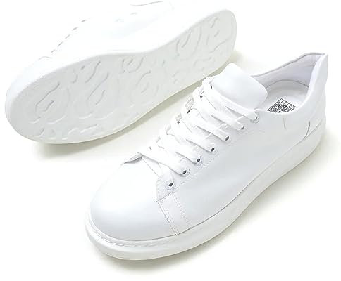 Solaress 257 Unisex Sneaker, Leder Herrenschuhe, Fashion Damenschuhe (Weiß, eu_Footwear_Size_System, Adult, Men, Numeric, medium, Numeric_43)