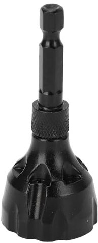 Sunicon Sbavatore Strumento per Smusso Esterno, 3 Flauti Gambo Esagonale in Carburo Dispositivo di Rimozione del Filetto per Sbavatura Punta da Trapano Rimuovi Strumenti per