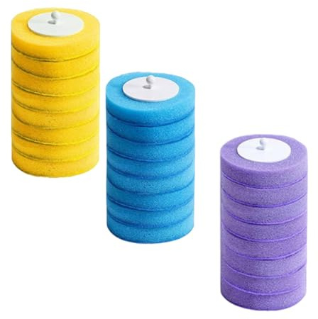 Shurhome Upgrades Toilet Brush Refill Heads with Build in Detergent Hygienic Toilet Tool Simple Installs for Easy Use