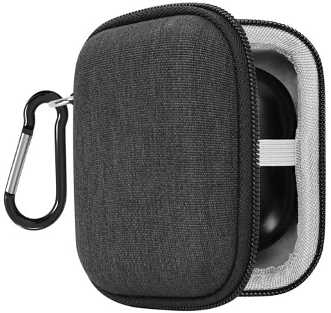 Geekria éétui Rigide pour Casque Skullcandy Indy True Wireless in-Ear Earbud,étui Housse de Transport, Coque de Protection de Voyage (Gris Oscuro)