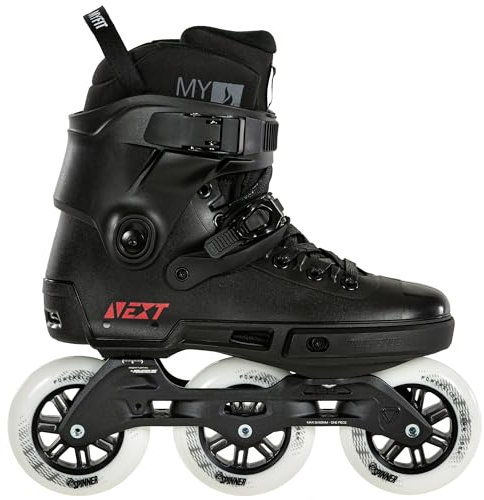 Powerslide Inline Skate Next Core Black 100, für Urban und Fitness, für Damen und Herren