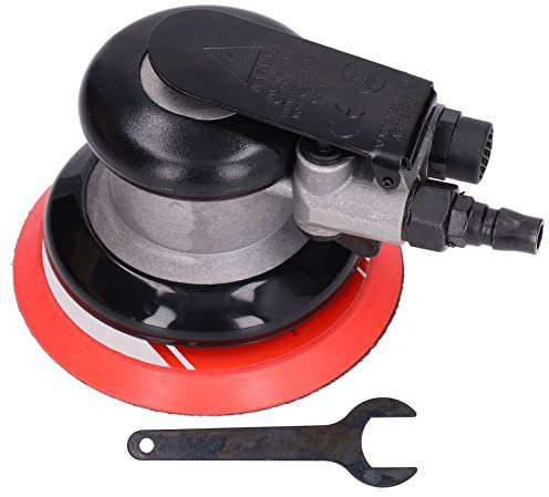 Lijadora Neumática Orbital Aleatoria de Aire - Máquina de Palma Para Pulido de Muebles de Madera y Encerado de Coche
