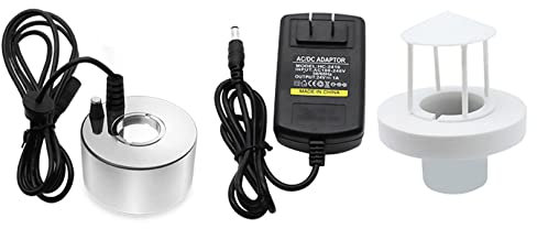 Rostfritt Stål Mini Mist Maker Dimmaskin Vattenfontän Damm Dimmaskin Atomizer Luftfuktare Nebulisator for Water Fountain Pond (Color : Small Mist)