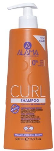 Alama Professional Curl Definition lockiges Shampoo für weiches, festes, elastisches Haar - 500 ml