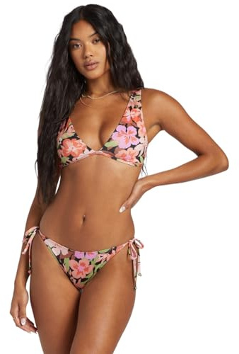 Billabong Sol Searcher Tropic - Braguita de bikini con lazo lateral para Mujer