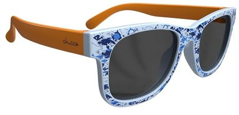 CHICCO Occhiali Sole Pesci Blu 24M+, blu