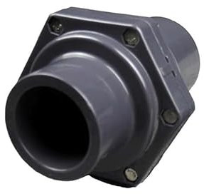 LEFTART Upvc Vanne sans Retour Vapeur Vanne À Vanne À Vanne À Vanne en Plastique Valve À Carreaux Verticaux Général, for Les Vannes Non Retournes D'irrigation du Jardin(50mm)