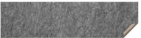 VEVOR sous-Tapis Antidérapant, Coussin de Protection de Tapis, 63,5x240 cm, Épaisseur 6 mm, Double Surface, Feutre Polyester + Latex, Gris, Zone de Couverture 1-2 ㎡, Coussin de Tapis pour Tous Sols