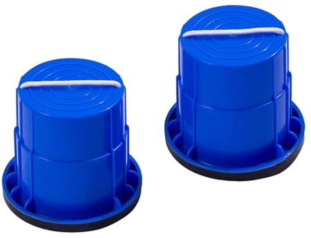 FytStycale 2 Stück Walking Stelzen Kinder Koordinationsspiel Balance-kübel Springstruktur Balance-Steppers PP Stabilitätsförderung für Spielplatz Park, Blau
