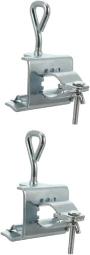 Paraplyhållare for uteplats, Parasollställ for strandparasoll, Fästklämma for parasollhållare for stolar, Justerbar Paraplyhållare med stretchmonterad stativ, 2 st paraplyklämma