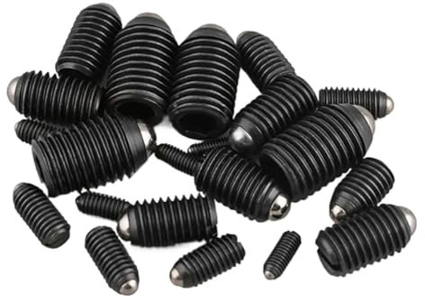 KAPQIN 1 pz/5 pz/30 pz Viti a Testa Piatta con perni di Posizionamento a Sfera Bulloni a Molla Classe 12.9 con Intaglio M4 M5 M6 M8 M10 M12(5pcs,M10 x 16mm)