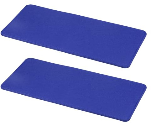 QUARKZMAN 2 Piezas De Molde De Base De Fieltro, 13 X 6 Pulgadas Rectángulo Molde para Fondo De Bolso Tablero De Forro Insertable Esquina Arqueada para Bolso Bandolera Mochila, Azul Oscuro