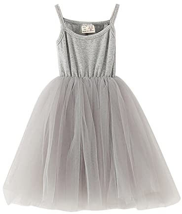 Generisch Vestido de tutú de bebé niño de algodón tutú vestido infantil de tul vestidos de princesa sin mangas