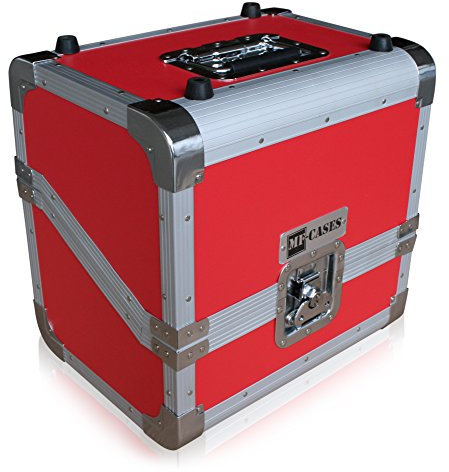 Plattenkoffer rot für 80 LPs *red*