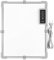 Infrarot Schreibtisch-Heizung 36x45cm Wärmeplatte 117W Arbeitsplatz Büro Home Office Kassen Empfangstheken Informationen unter Tisch Montage Magnet-Halterung