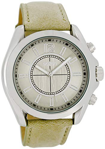 Oozoo Damenuhr mit Lederband 45 MM Beige/Beige C6245