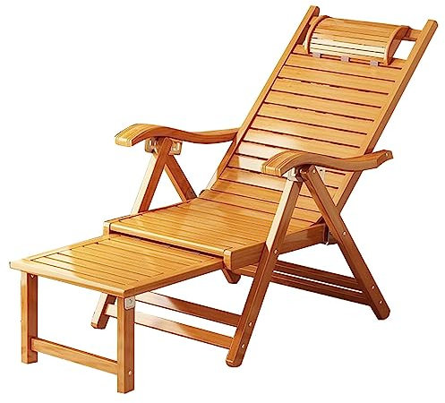 Lanmmraifc Gartenliege klappbar Sonnenliege/Liegen Campingbett Gartenliege/Armlehne Relaxliege klappbar Kippliege, 200 kg Belastung