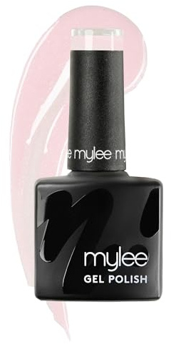 Mylee Gel Nail Polish 8ml [Veil] - UV/LED Soak-Off Nail Art Manicure Pedicure for Professional, Salon & Home Use [Nude Range] - Long Lasting & Easy to Apply