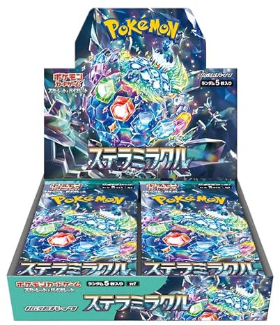 Pokemon TCG Stellar Miracle Booster Box | 30x Japanese Stellar Crown Booster Packs | Japanese Pokémon Packs | Japanese Pokémon Cards | Scarlet & Violet Series | Titan Authenticated