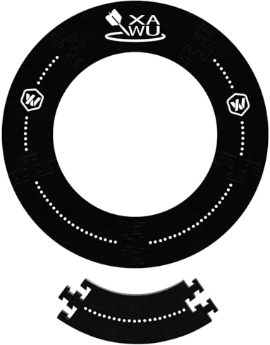 XAWU Anello per bersaglio per freccette, protezione da parete in EVA resistente, adatto per bersaglio standard da 45 cm, per uso domestico, bar e esterno, accessorio per freccette facile da installare