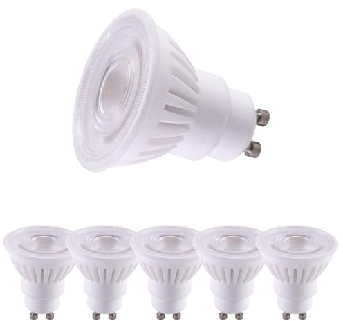 HUAMu Ampoules LED GU10 9W Equivalent 90W, 3000K Blanc Chaud, 900LM, Angle de Lumière 110°, AC 220-240V, Non Dimmable, ampoule GU10 LED pour Chambre Salon Cuisine Jardin, Lot de 6