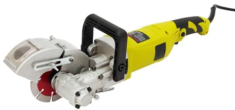 4 000 W 220 V elektrisk slitsfräs väggspårfräs och murfräs med 5 sågblad samt 1 vattenpump, maximalt spårdjup 30 mm, 6 500 varv/min
