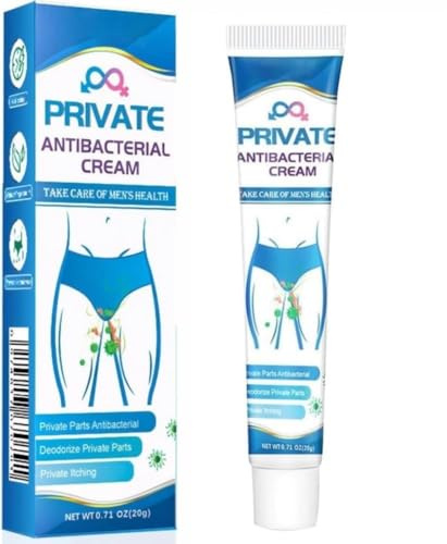 Crema Antibacteriana para Partes Íntimas, Crema Íntima Antibacteriana, Ungüento Calmante Antipicazón, Higiene Diaria y Cuidado de la Piel, Para Mujeres y Hombres,1pc