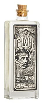 Elixier Gin mit Waldmeister| 10cl Flasche | Mit Essenzen von Wacholder und Zitrusfrucht| Perfekt für Gin &Tonic