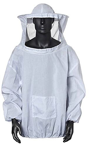 LUMoony Beekeeping Jacket with Hat Beekeeper Bee Protection Hat & Scarf Bee Protection Jacket Beekeeping Jacket Beekeeping Jacket with Veil Professional Beekeeper Bee Protection Hat