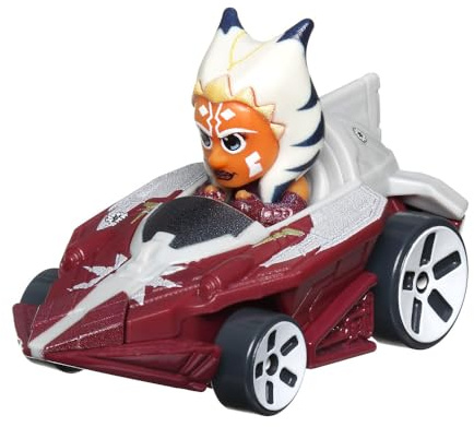 Hot Wheels Racer Verse Ahsoka Modèle de voiture moulé sous pression pour enfants à partir de 3 ans | Cadeau pour enfants et collectionneurs