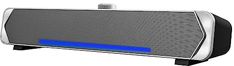 HEANTTV Casse per PC, Altoparlanti per Computer, Monitors Desktop, Bluetooth, Cablato Alimentato via USB, per Laptops, Smartphones