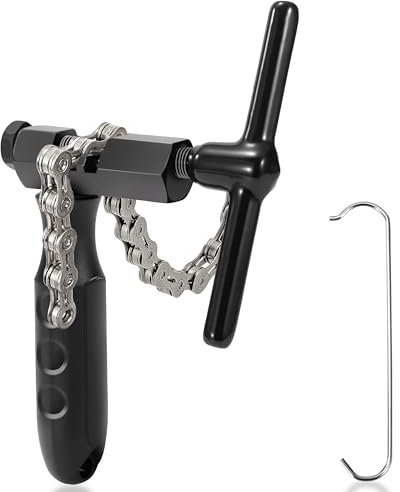 Heveer Kettennieter Fahrrad Fahrradketten Reparatur Fahrradketten Nietwerkzeug für Entfernen und Anbringen von Fahrradketten Schwarz