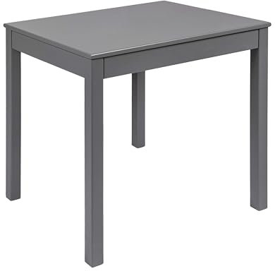 Krok Wood Esstisch Tomas aus Massivholz in Buche, Farbe Grau (75 х 50 х 75 cm)