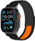 KADES Nylon Armband Kompatibel mit Apple Watch Armband 49mm 46mm 45mm 44mm 42mm(Series 3),Trail Loop Geflochtener sportarmband für iWatch Ultra 2/Ultra Series 10/9/8/7/6/5/4/3/2/1/SE,Schwarz/Schwarz