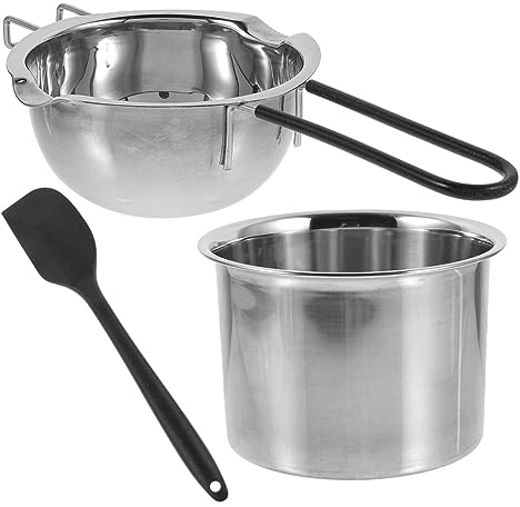 LIFKOME Olla para Derretir de Acero Inoxidable 400ml, Juego 1 Pieza