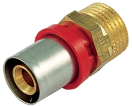 Raccordo press diritto M Compact 26 x3,0-3/4 per tubo multistrato a pressare