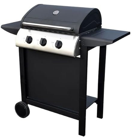 Barbecue Gaz Hawaï - 3 Brûleurs 8,4 kW Butane/Propane - 2 Tablettes