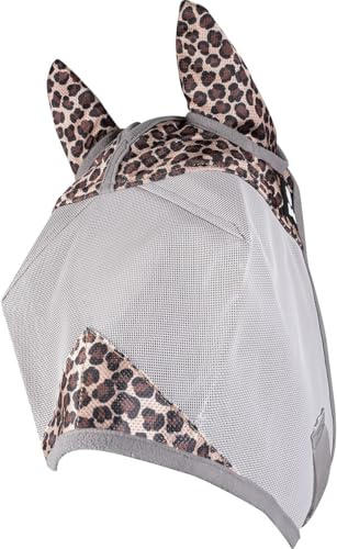 Cashel Crusader Fly Mask, Standard with Ears (Leopard, Horse)