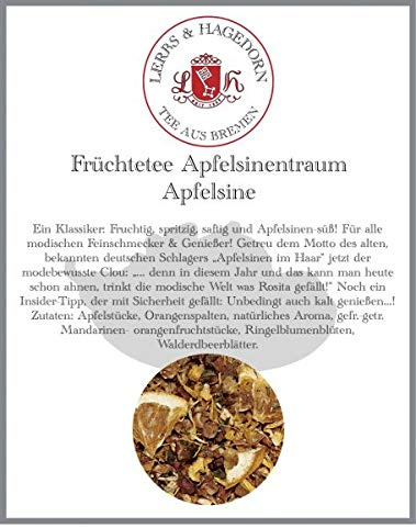 Lerbs & Hagedorn, Fruktte äppelsindröm | Fruktig sprit saftig 1 kg (ca 81 liter) med äpple, apelsin, mandariner, ringblomma blommor
