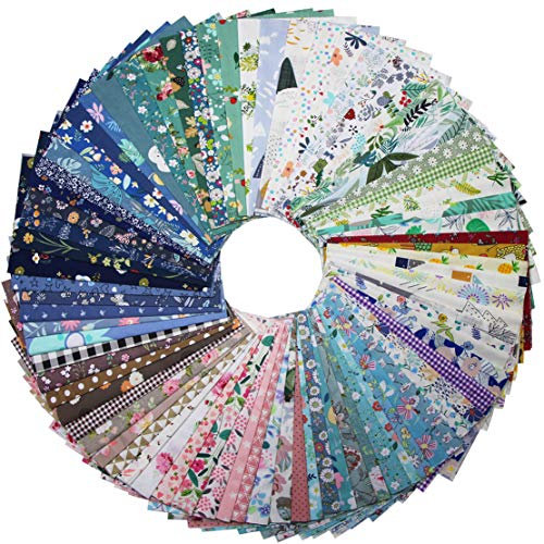 EDGEAM 30 Stück Baumwollstoff Stoffe zum Nähen 30 x 25 cm Multi-Muster Stoff Baumwolle Patchwork Stoffe Paket für Quilten DIY Handwerk Scrapbooking (30 x 25 cm, Zufällige 30er Mustern)