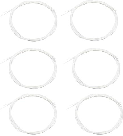 Clyictz Saiteninstrumente für Ukulelensaiten aus langlebigem Nylon, 24 Stück/Set, Ersatzteil, für 53,3 cm, 58,9 cm, 66 cm