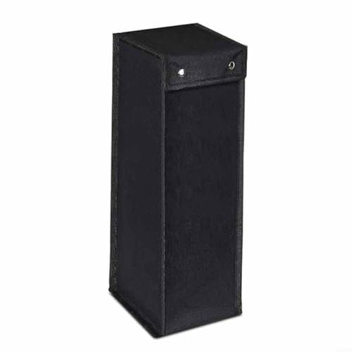 Aprilsunnyzone Sac de rangement pour ustensiles de barbecue en tissu Oxford, pliable, facile à nettoyer, polyvalent, noir, 15,23 x 15,23 x 51 cm