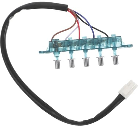 Artibetter Interruptor de Campana Extractora Panel de Control de 5 Botones, Repuesto para Cocina Profesional y Hogar